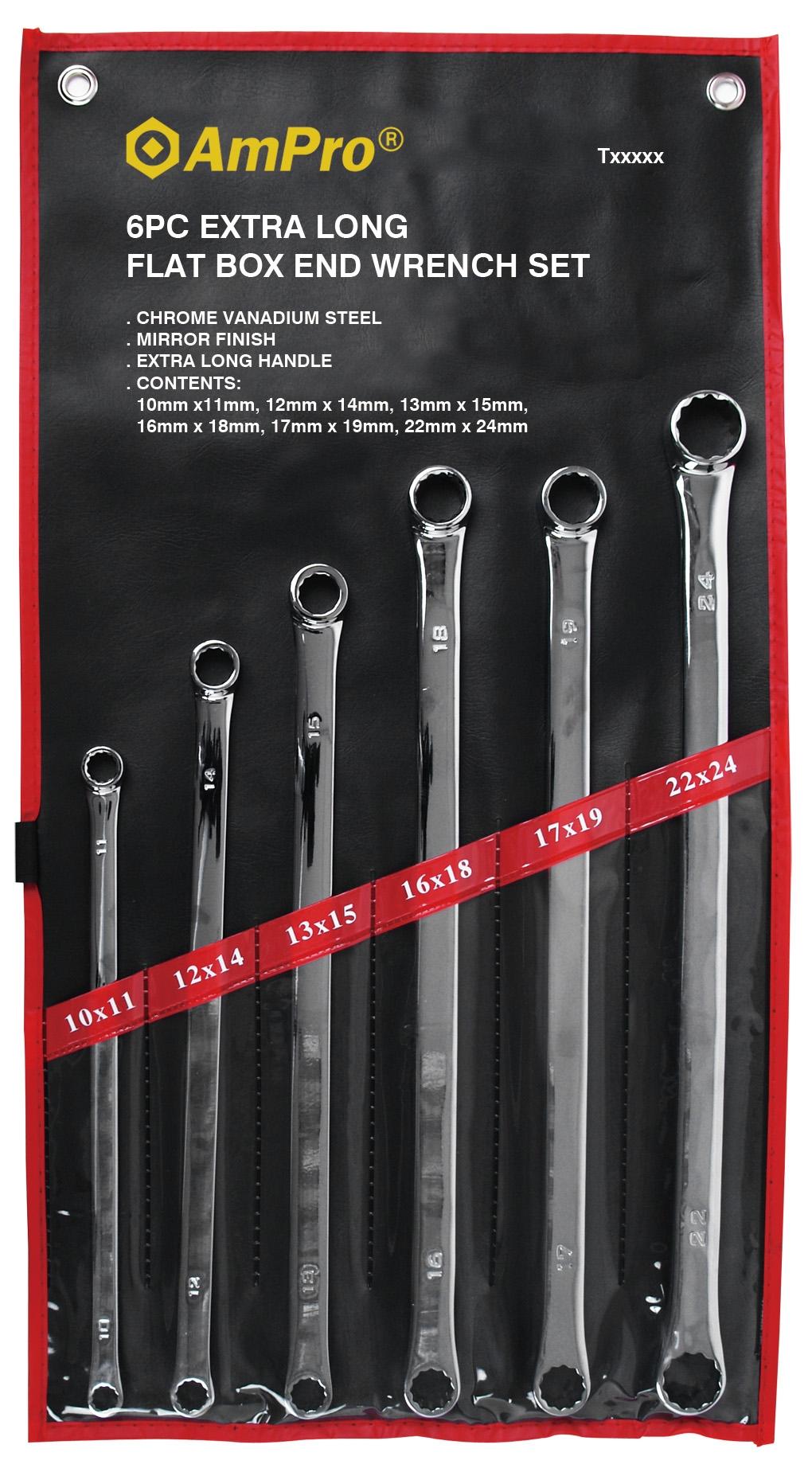 WRENCH 6PC EX LONG DOUBLE BOX