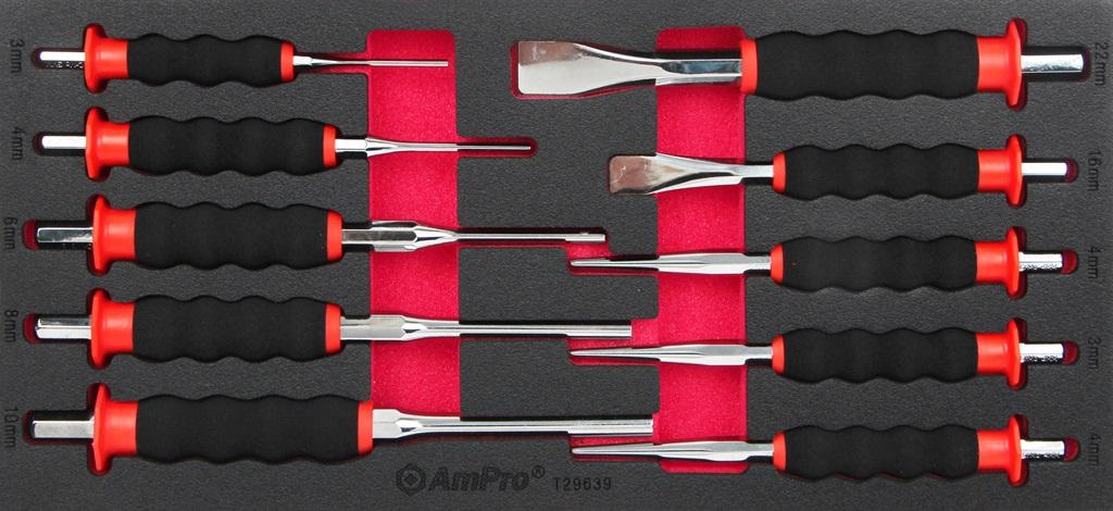 CARD 10PC PUNCH & CHISEL SET