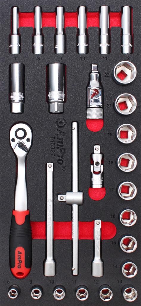 CARD 28P 3/8 DR. SOCKETS