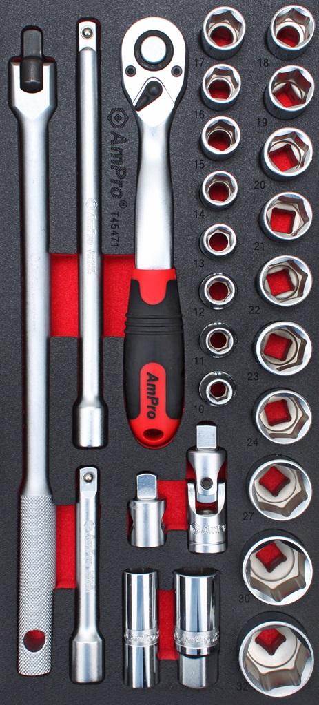 CARD 26PC 1/2  SOCKET SET