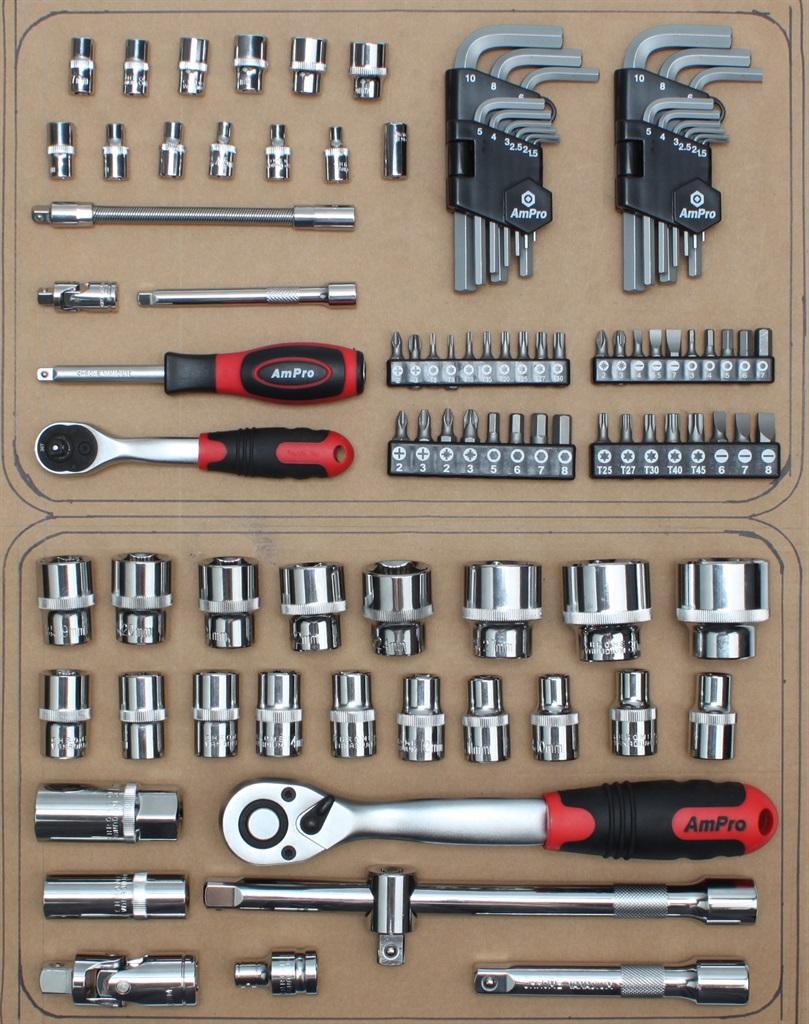 98PC 1/4  & 1/2 BOLT-FIT (METR