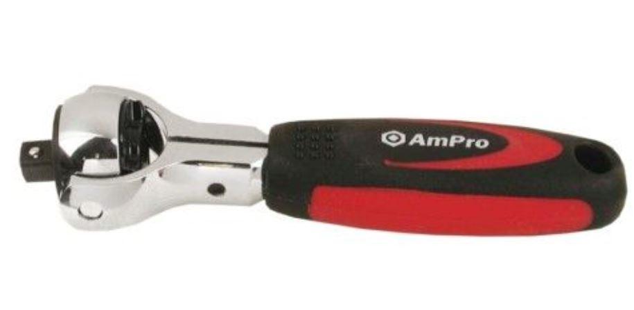 RATCHET 3/8DR. STUBBY SPIN