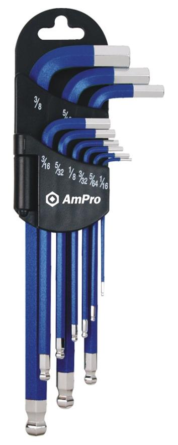 HEX 9PC MAGNETIC LONG SET 1/