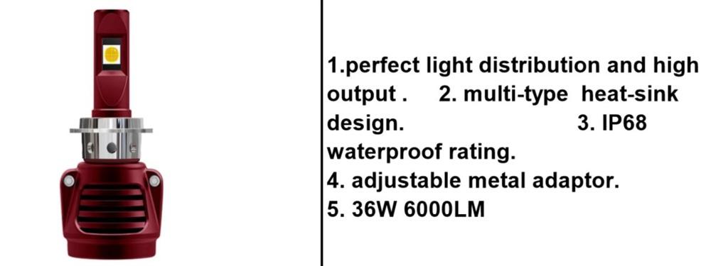LIGHT GLOBES Q3 H4 36W 6000LM