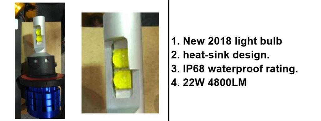 LIGHT GLOBE Q10 H7 22W 6000LM