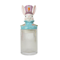 CERAMIC & GLASS 11X31CM EASTER CANDY JAR