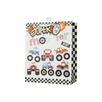 XLRG MONSTER TRUCK GIFT BAG 30X42X12CM