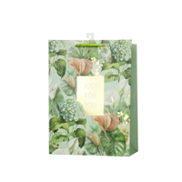 XLRG FLORAL JUST FOR YOU GIFT BAG 30X42X12CM