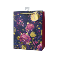 MED HYDRANGEA GIFT BAG 18X23X10CM