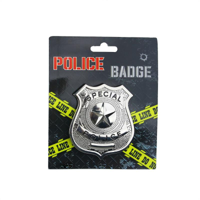 METAL DETECTIVE BADGE