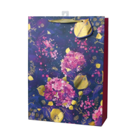 XLRG HYDRANGEA GIFT BAG 31X42X12CM