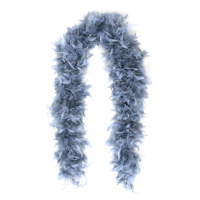 150CM FEATHER BOA-SILVER