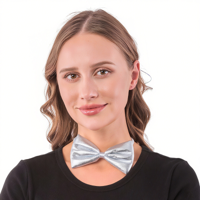 PARTY BOWTIE-SILVER