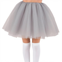 40CM ADULT TUTU-SILVER