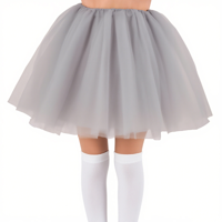 40CM ADULT TUTU-SILVER