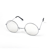 CLEAR HIPPIE GLASSES