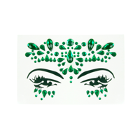 GREEN FACE JEWELLERY