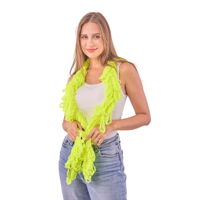 150CM POLYESTER BOA-YELLOW