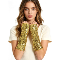 GOLD SEQUIN ARM SLEEVES