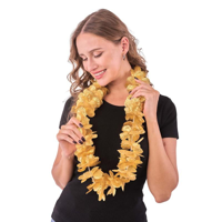 METALLIC GOLD LEI
