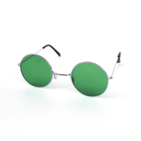 GREEN HIPPIE GLASSES