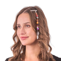 HIPPIE BEADED HAIR CLIP
