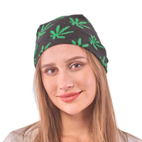 50CM MARIJUANA LEAF BANDANA
