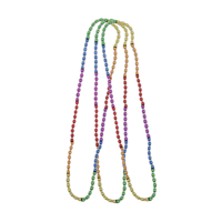 3PK RAINBOW BEAD NECKLACE