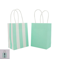 4 MINT KRAFT BAGS 12x6.5x16 CM