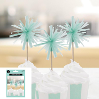 12 MINT POMP POM PICKS