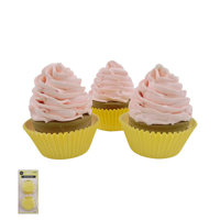 100 YELLOW PAPER CUPCAKE LINERS