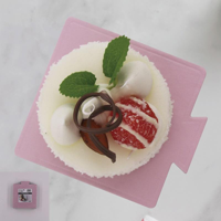 12 PINK SQUARE CAKE BOARDS