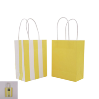 4YELLOW KRAFT BAGS-12x6.5x16 CM