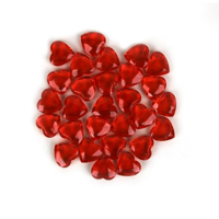 2A ACRYLIC VALENTINE HEARTS