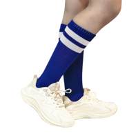 40CM BLUE STRIPE KNEE HIGH SOCKS