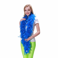FEATHER BOA-BLUE