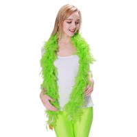 FEATHER BOA-GREEN