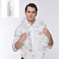 FEATHER BOA-WHITE