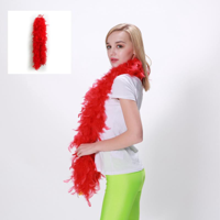 FEATHER BOA-RED