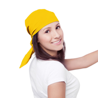 50*50CM BANDANA-YELLOW