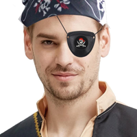 4PK PIRATE EYE PATCH