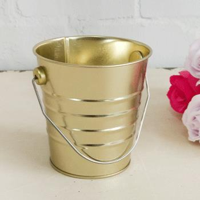 GOLD MINI TIN BUCKET
