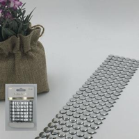 1M SILVER EMBELLISHED RIBBON