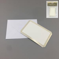 3PK GOLD MINI BLANK CARDS