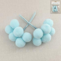 12PK BLUE POM POM PICKS