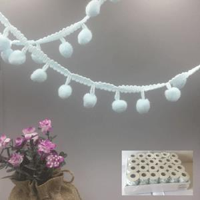 3M BLUE POM POM TRIMS