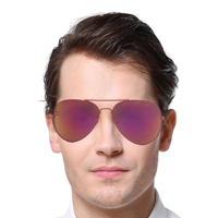 AVIATOR GLASSES-RED