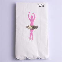 15PK 40X33CM 3PLY BALLERINA NAPKIN