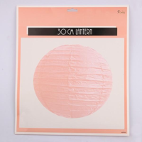 30CM CORAL PINK PAPER LANERN
