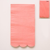 15PK 40X33CM CORAL PINK NAPKIN